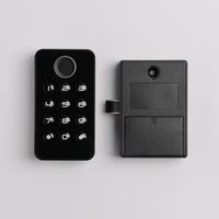 Serrure de tiroir numérique sans clé Qidots OEM à empreinte digitale avec bouton-poussoir, idéale pour armoire, salle de sport, chambre et meubles, adaptée aux enfants