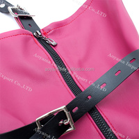 HM réglable esclave fétiche contraintes Bondage Sex Toy pour femmes BDSM brassards Costume extrême Bondage cuir fermeture éclair brassard