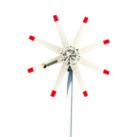 Générateur éolien horizontal à 8 pales, 1000w, 24v