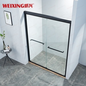 <span class=keywords><strong>Porte</strong></span> <span class=keywords><strong>de</strong></span> <span class=keywords><strong>douche</strong></span> coulissante double <span class=keywords><strong>en</strong></span> <span class=keywords><strong>verre</strong></span> trempé encadrée <span class=keywords><strong>en</strong></span> alliage d'aluminium sur mesure, directement <span class=keywords><strong>de</strong></span> l'usine, pour hôtel et maison - Product Image 2