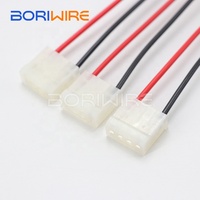Kabel Harness Terminal 2 Pin KF2EDGK 5.08mm Kustom, Blok Terminal Sekrup Hijau 30CM ke Kabel Konektor Putih Perakitan Pabrik