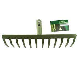 Outils horticoles 12 dents jardin sol ameublissement herbe râteau jardin feuille morte ordures mauvaises herbes râteau agricole fleur râteau - Product Image 2