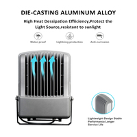Reflector LED IP66 para Exteriores, Proyector de Alta Potencia para Estadios con Diseño de Alta Luminosidad