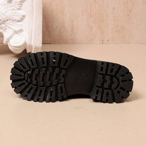 Stivali Invernali da <span class=keywords><strong>Donna</strong></span> con Fodera in Peluche, Suola Chunky con Plateau, Chiusura con Lacci e Cerniera Laterale, Produzione OEM - Product Image 5