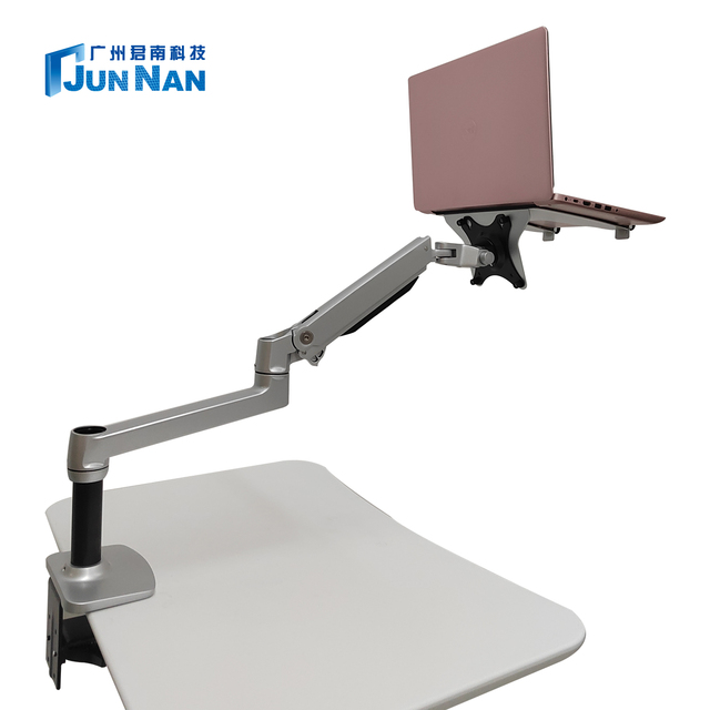 Single Monitor Mount for 17-30 Inch Screens Adjustable Gas Spring Single Monitors Arm Laptop Monitor Stand for Desk