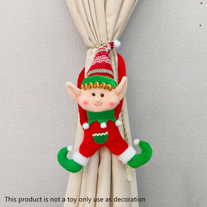 Elf Doll Christmas <b>Tree</b> <b>Ornament</b> Green Red Hat Hanging Decoration Holiday Toy QD19001 - Product Image 4