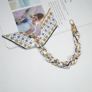 ห่วงโซ่ผ้าไหมแบบแขวนป้องกันการสูญหายสำหรับการเดินทางแบบสากลสายรัดข้อมือตกแต่งโทรศัพท์พร้อมสายคล้องโลหะ - Product Image 4