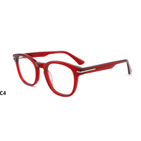 Nouvelle mode de lunettes de lentilles optiques lunettes en acétate à monture épaisse lunettes de vue en gros