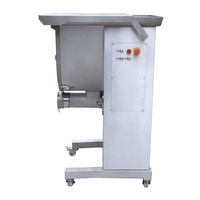 Machine verticale commerciale de broyeur de mélangeur de viande du contrôle 4.1KW de double moteur de vente directe d'usine pour des supermarchés