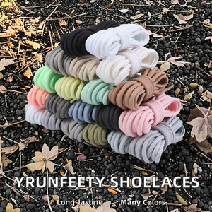 เชือกผูกรองเท้าโพลีเอสเตอร์แบบแบนรูปไข่ หนา 5 มม. ยี่ห้อ Yrunfeety ความยาว 100-140 ซม. ลายพิมพ์ สำหรับรองเท้าผ้าใบ มีให้เลือก 20 สี - Product Image 2
