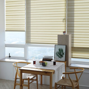 Persianas coreanas Zebra personalizadas para ventanas, cortinas enrollables motorizadas, filtros de luz automáticos, modernas para el hogar. - Product Image 5