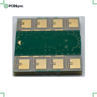 PCBSync Rogers RT/duroid 6202 0.6mm 1/2oz Immersion Gold 4-Layer Low-Loss Microwave PCB