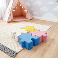 Meilleures ventes TENGXIANG Ensemble de canapés modulables multifonctionnels en mousse et velours côtelé colorés pour enfants de 5 à 7 ans, unisexe