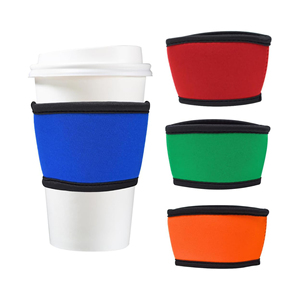 Soporte rechoncho de neopreno personalizado con enfriador de latas impreso por sublimación y funda para taza de café para aislamiento de bebidas y uso en exteriores - Product Image 2