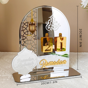 Calendario Conto alla Rovescia del Ramadan in Acrilico, Regalo con Numeri Sostituibili 2025, Decorazione Casa Eid Mubarak - Product Image 5