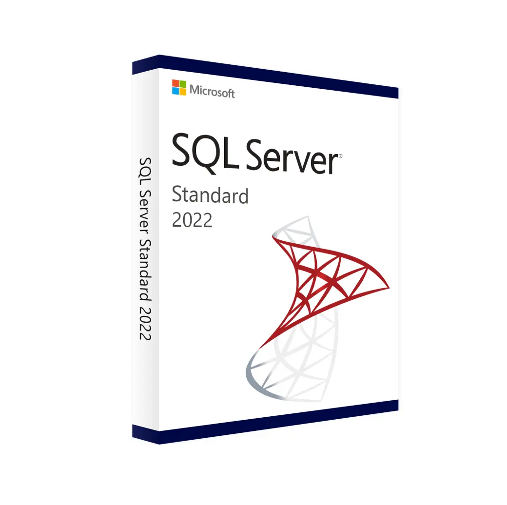 רישיון משתמשים ללא הגבלה דיגיטלי של Windows Microsoft SQL Server 2022 סטנדרטי 24 מפתחות ליבות