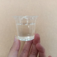 Gobelets à sauce froide jetables en PLA transparents et biodégradables de 1oz, 2oz, 3oz, avec couvercles à ouverture facile, personnalisables avec logo moderne, pour fêtes