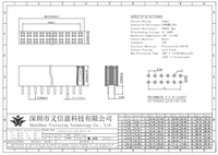 Conector Hembra de 180 Grados para PCB, Doble Fila, Ángulo Recto, DIP, 2x4 Pines, 6-40 Pines, Recto, Desmontable, 1.27mm, 0.8mm, 2.54mm