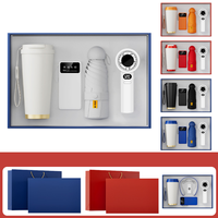 Produits les plus vendus, articles promotionnels, papeterie de bureau exécutive, cadeau personnalisé, ensemble de coffret cadeau avec bloc-notes en cuir PU A5, porte-stylo
