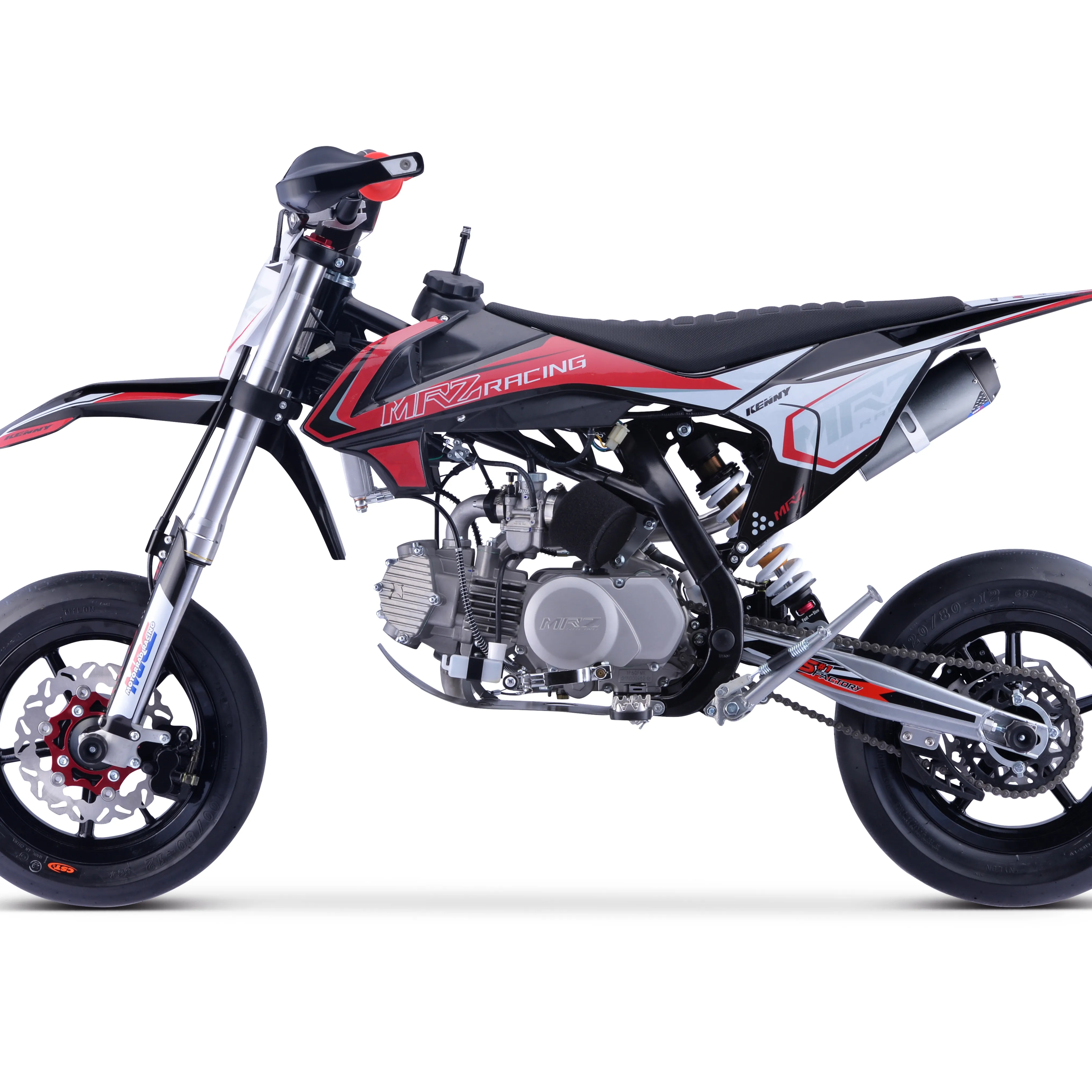 DT16012/12 Supernotard 140cc190ccオイルクーラーピットバイクモタードピットバイクバイクZS190チャイナバイクGPモトダートバイク