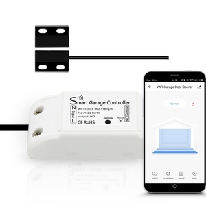 Ouvre-porte intelligent Wifi avec matériau ABS, fil de 5 m, télécommande par application pour porte de garage - Product Image 1