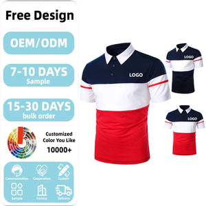 <span class=keywords><strong>T</strong></span>-<span class=keywords><strong>Shirt</strong></span> da Uomo con Colletto Ricamato |   Top da lavoro in cotone con <span class=keywords><strong>stampa</strong></span> retrò e ad asciugatura rapida |   Abbigliamento casual traspirante antirughe per l'estate - Product Image 1