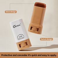 Stick correcteur et fond de teint 2-en-1 hydratant et éclaircissant le teint, longue tenue, ne se démaquille pas facilement