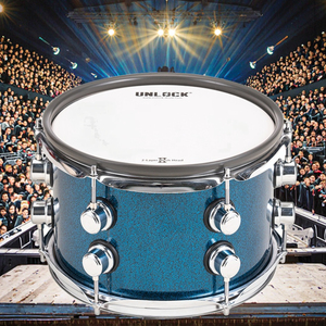 Klein Blue Hybrid Tom Neural Beat Resonance AI-Tuned Attack Roland/Yamaha Mood Elevation Stage Arma Malla Instrumento de percusión - Product Image 3