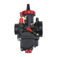 Carburateur de moto de haute qualité en matériau CNC noir et rouge PWK 24 26 28 30 32 34 MM Hon Da Mi Kuni Ya Maha Kei Hin