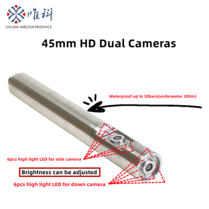 Vicam 200m đến 500m sâu nước cũng kiểm tra các bộ phận máy ảnh lỗ khoan video Ống kiểm tra máy ảnh đầu - Product Image 5