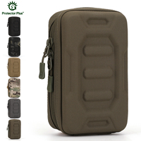 Pochette d'accessoires A051 Mige, sacoche de taille tactique multifonctionnelle EDC à coque rigide, sac de rangement pour téléphone portable multicouche suspendu MOLLE