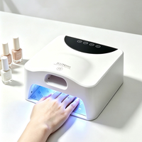 Lampe à ongles UV LED 2-en-1 à double couche et double zone, séchage rapide, 4 réglages de minuterie, capteur intelligent, prix usine, personnalisable OEM