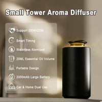 Diffuseur d'arômes portable pour voiture et table, facile à installer, prêt pour les voyages, 5 ml, 10 ml, 15 ml, 20 ml