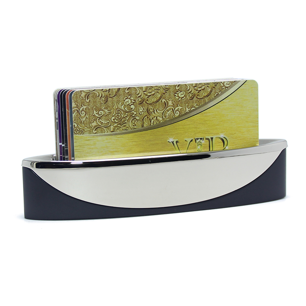 Wholesale Laser Brand Custom Metal Card Holder Stand Metal Business Name Card Holder Stand