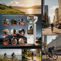 Nueva Cámara Deportiva 4K HD WiFi Q8, Grabadora de Viajes para Bicicleta, Mini Cámara Deportiva para Motocicleta, Vlogging