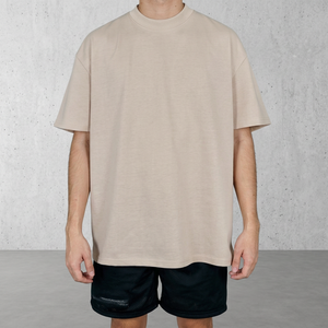 T-shirt uni pour homme 100 % coton écologique à séchage rapide – Vente en gros, coupe ample à épaules tombantes, plusieurs couleurs - Product Image 3