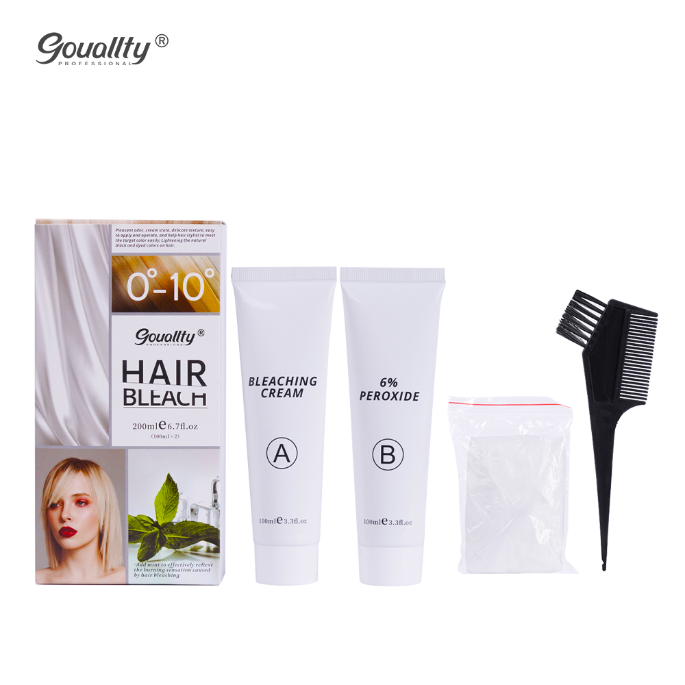 Crema sbiancante per capelli