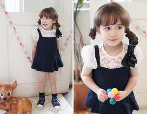 Ropa Infantil al por Mayor, Vestido de Verano de Manga Corta con Parches y Lazo para Niñas, de Fabricante Chino - Product Image 3