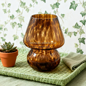 Американская ретро-лампа в виде гриба с ретро-дизайном, стеклянная, в горошек, USB, с регулировкой яркости, прикроватный ночник, создающий атмосферу - Product Image 6