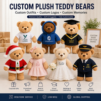 2026 Op Maat Gemaakt Nieuwe Taekwondo Teddybeer Pluche Speelgoed Martial Arts Knuffeldieren Beren met Uniform & Gordel Zachte Metgezel voor Kinderen