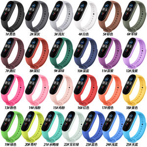 Correas de silicona para Xiaomi <span class=keywords><strong>Mi</strong></span> <span class=keywords><strong>Band</strong></span> 6 y 5, correa de silicona para <span class=keywords><strong>reloj</strong></span> inteligente Xiaomi <span class=keywords><strong>Mi</strong></span> <span class=keywords><strong>Band</strong></span> 7 - Product Image 6