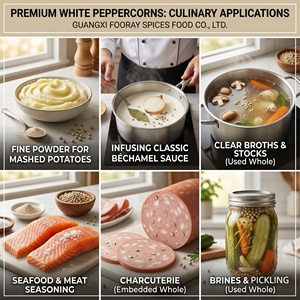 Pimienta Blanca <span class=keywords><strong>Gourmet</strong></span>, Selección Premium de Especias, Bolsa de Papel Kraft de 100g, Ideal para Cajas de Suscripción Culinaria y Sets de Regalo para Amantes de la Gastronomí<span class=keywords><strong>a</strong></span> - Product Image 5