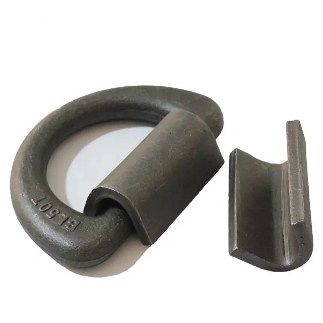 Marine Drop Forged steel marine safety 50T D ring with clip