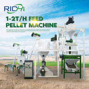 Richi phản hồi tốt 1-2t/h lợn Thức ăn viên dòng với giá tốt - Product Image 1