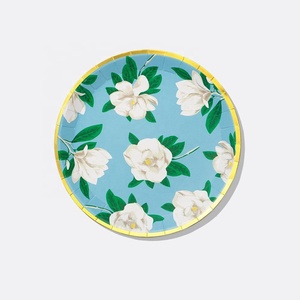 Ensemble de vaisselle jetable personnalisé DAMAI pour fête, assiettes florales pour thé, ensemble de vaisselle jetable pour pique-nique - Product Image 3