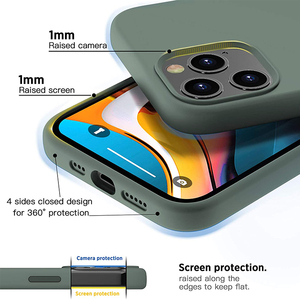 Coque arrière en silicone liquide de haute qualité pour Apple Iphone 12 13 14 15 Pro Max 6.7 pouces Coque - Product Image 3