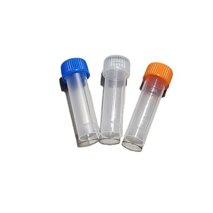 Domestic Consumables 5Ml Cryogenic <b>Tube</b> Screw Top Pointed Bottom <b>Plastic</b> High Transparency Low Adsorption - Product Image 1