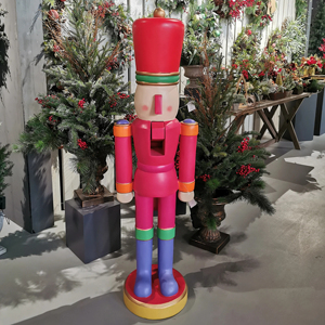 L & C Nhà Giáng Sinh Nhựa Nutcracker/ Nutcracker Người Lính 6 Ft Giáng Sinh/Nhựa 55.5Inch Nutcracker Bức Tượng - Product Image 1