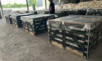 Dalles de pierre en quartzite bleu KMGSTONE, design moderne, pierre naturelle, découpe carrée, application décorative intérieure/extérieure, durable