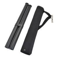 AF Archery – Carquois double tube noir, porte-flèches léger à fixer à la taille pour arc classique, arc à poulies et tir à l'arc traditionnel
